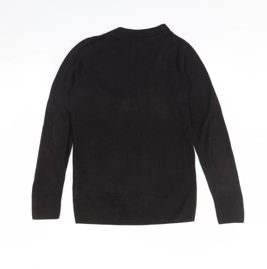 H&M Womens Black   Pullover Jumper Size M