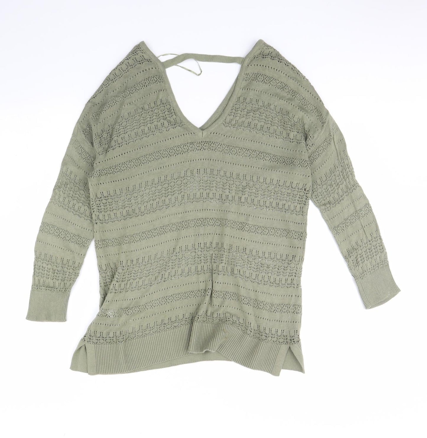 M&Co Womens Green   Pullover Jumper Size 12