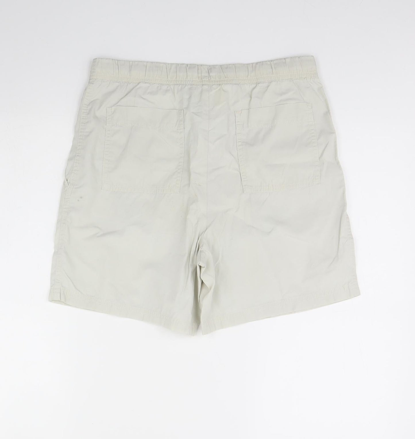 Preworn Womens Ivory   Chino Shorts Size 32 in