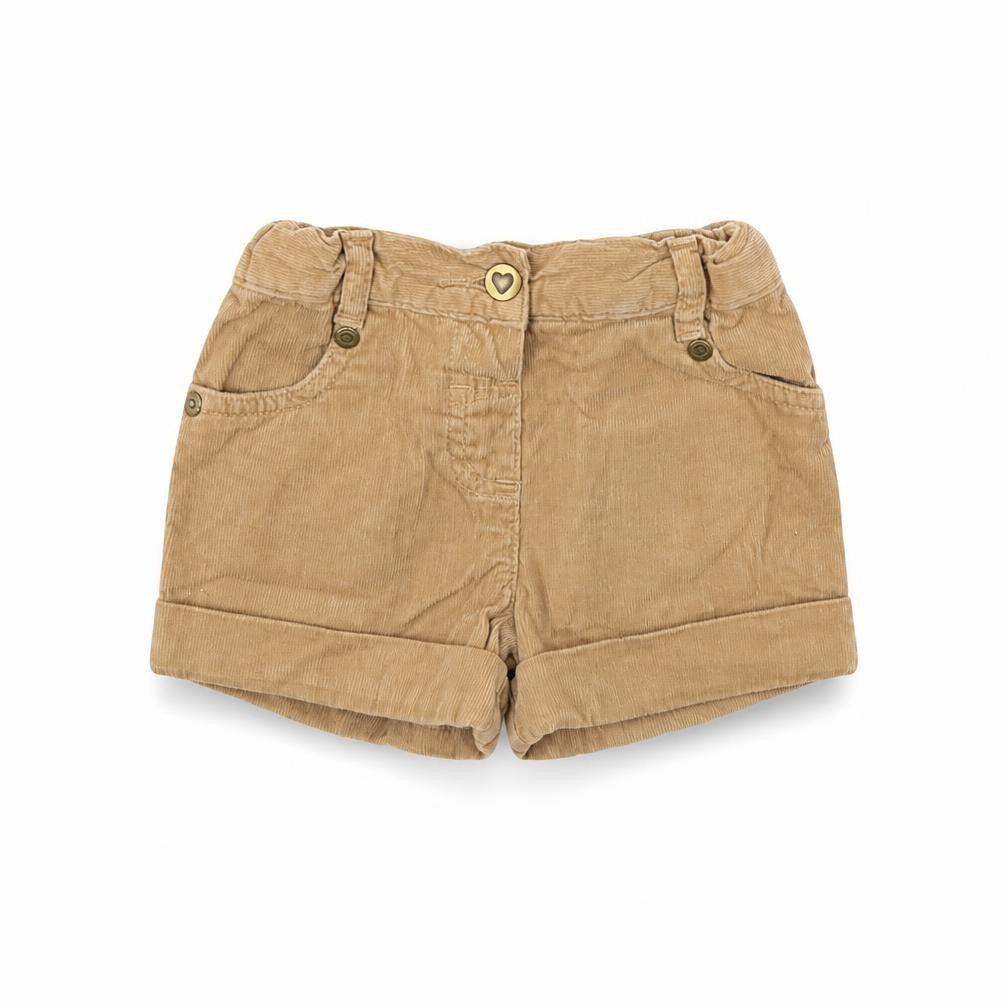 TU Girls Beige  Corduroy Capri Jeans Size 12 Months