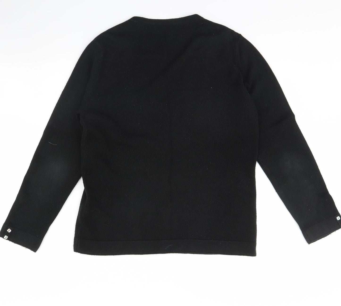 BM Womens Black   Cardigan Jumper Size S