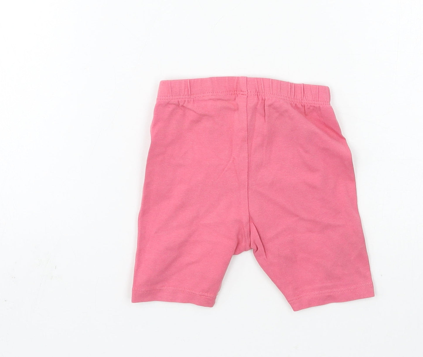 TU Girls Pink  Jacquard Jogger Trousers Size 12-18 Months