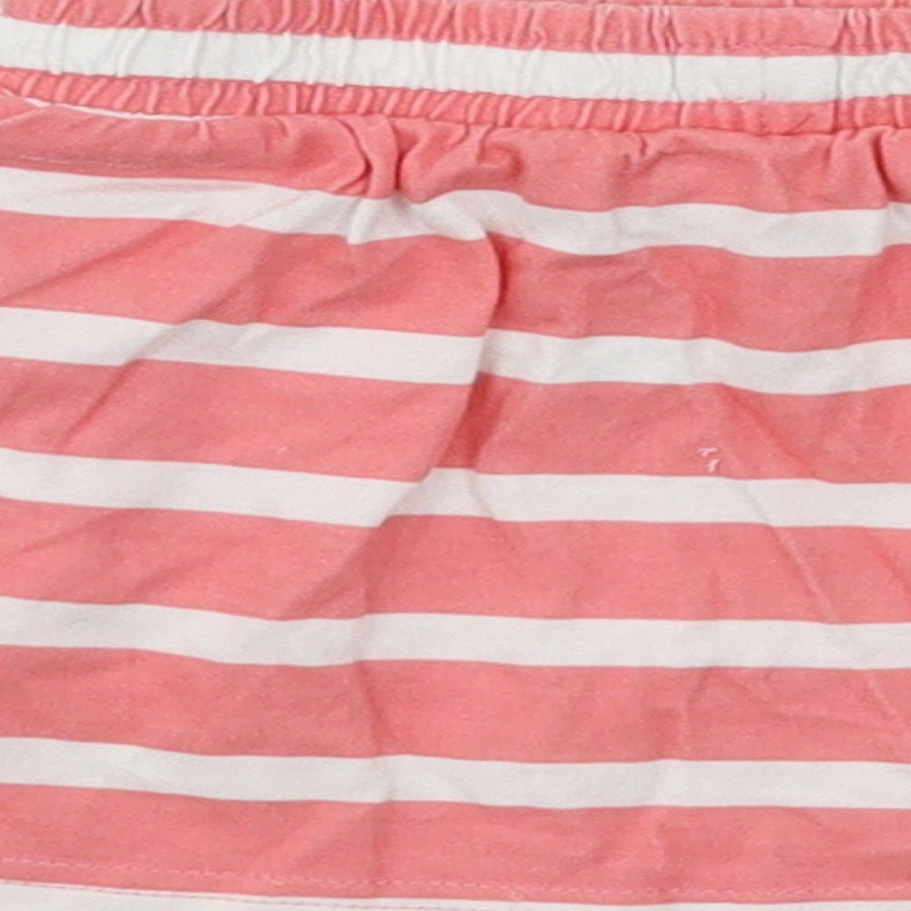 George Girls Pink Striped Jacquard A-Line Skirt Size 18-24 Months
