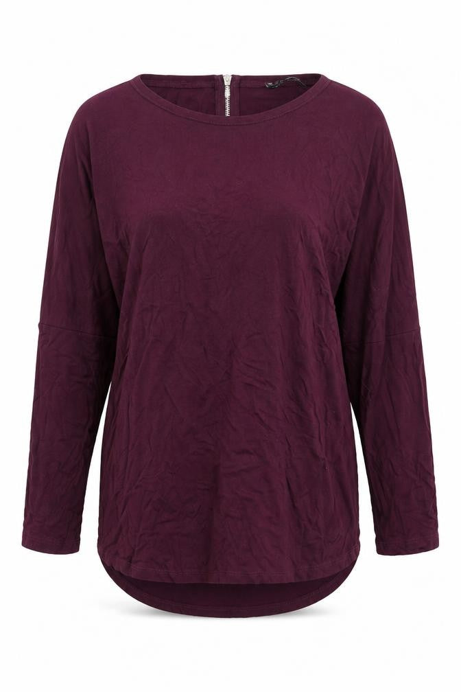 Select Womens Purple   Basic T-Shirt Size 10
