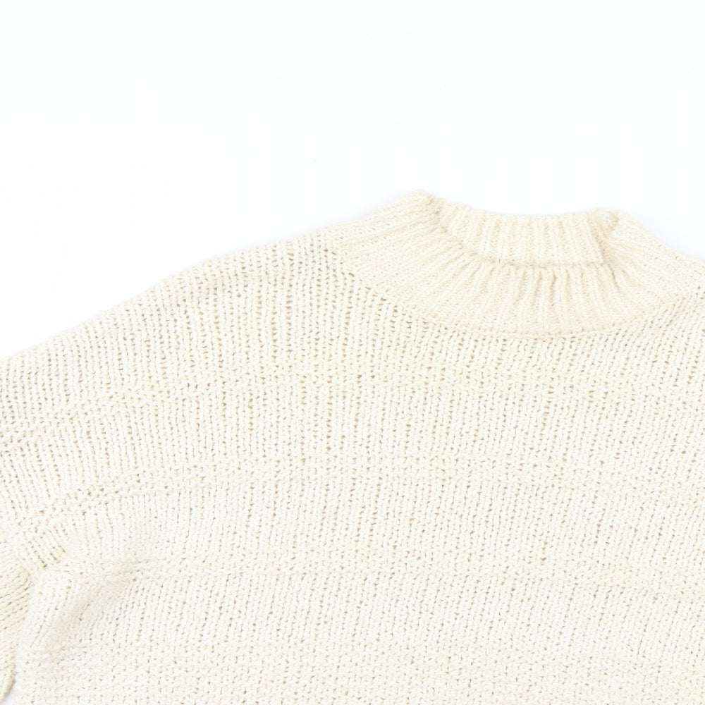 Topshop Womens Beige   Pullover Jumper Size 8