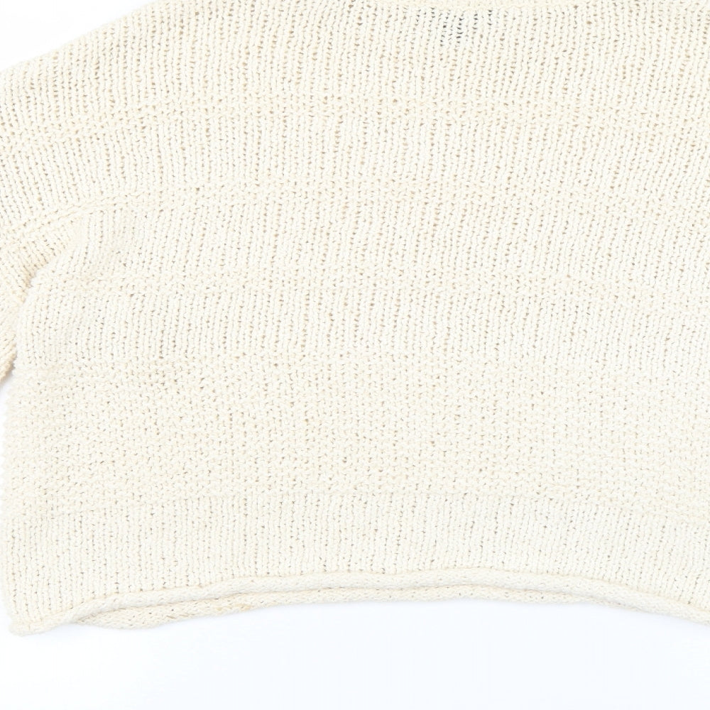 Topshop Womens Beige   Pullover Jumper Size 8