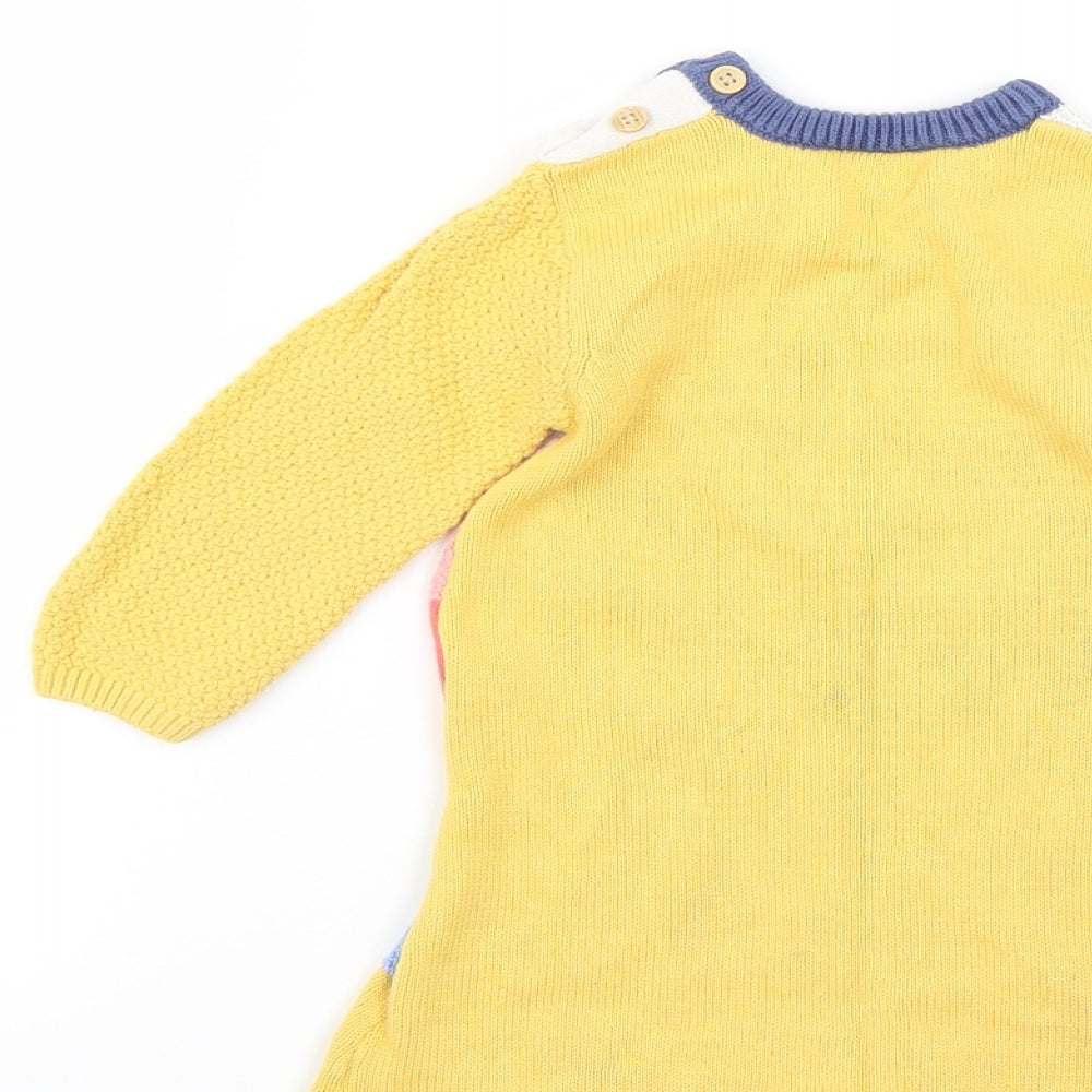 Nutmeg  Multicoloured Colourblock  Pullover Jumper Size 9-12 Months