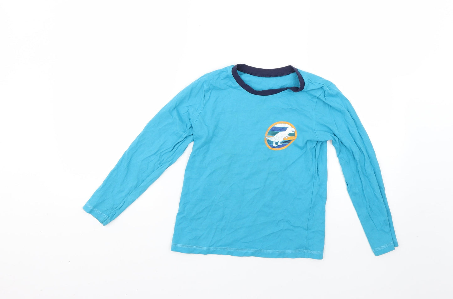 George Boys Blue    Pyjama Top Size 7-8 Years