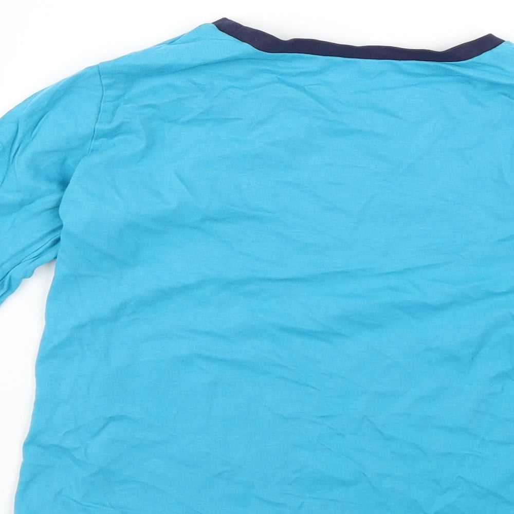 George Boys Blue    Pyjama Top Size 7-8 Years