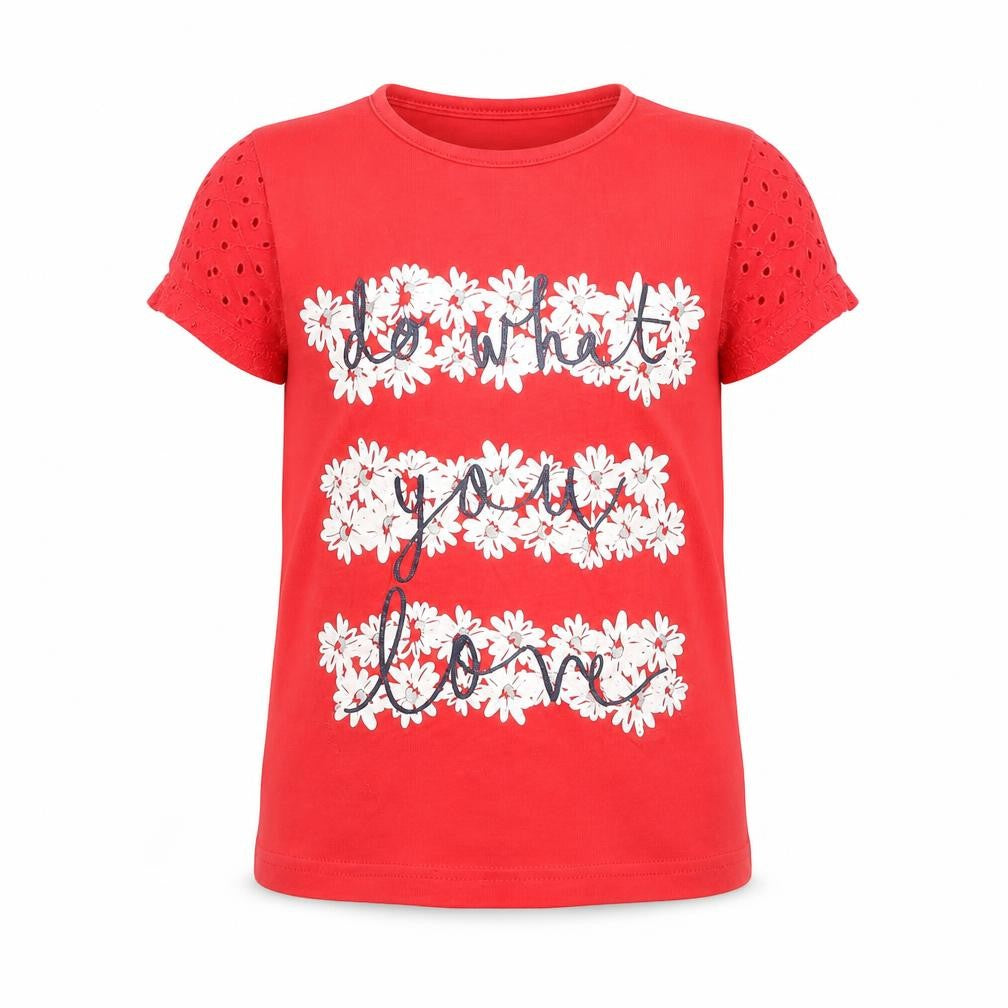 George Boys Red   Basic T-Shirt Size 4-5 Years