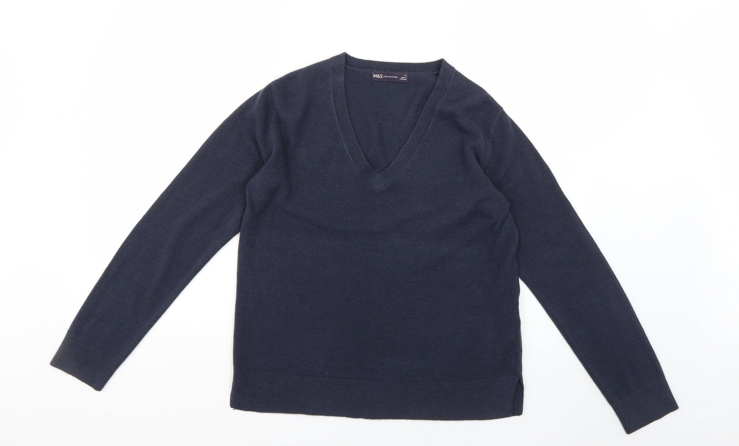Marks and Spencer Womens Blue   Pullover Jumper Size 12