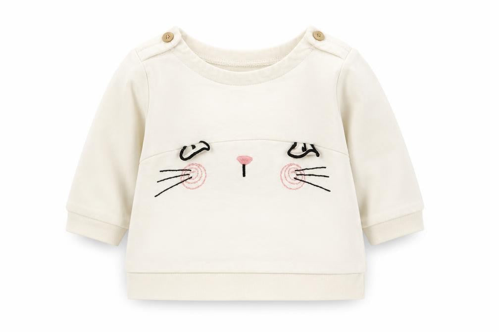 TU Girls Ivory   Basic T-Shirt Size Newborn