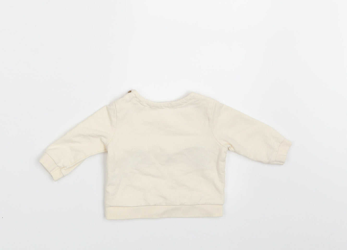 TU Girls Ivory   Basic T-Shirt Size Newborn