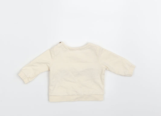 TU Girls Ivory   Basic T-Shirt Size Newborn