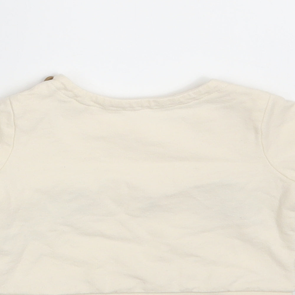 TU Girls Ivory   Basic T-Shirt Size Newborn