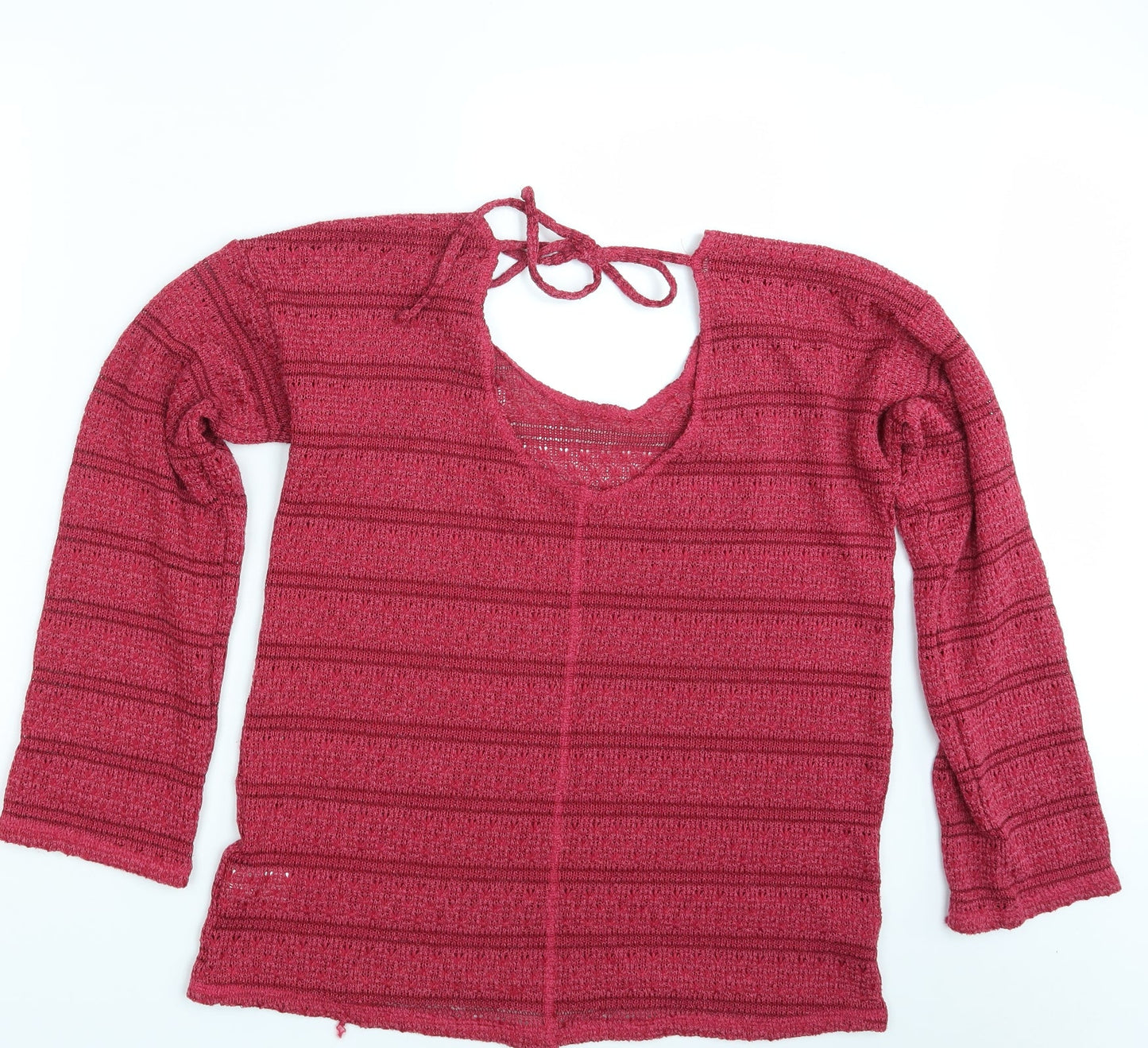 NEXT Womens Pink  Knit Pullover Sweatshirt Size 14