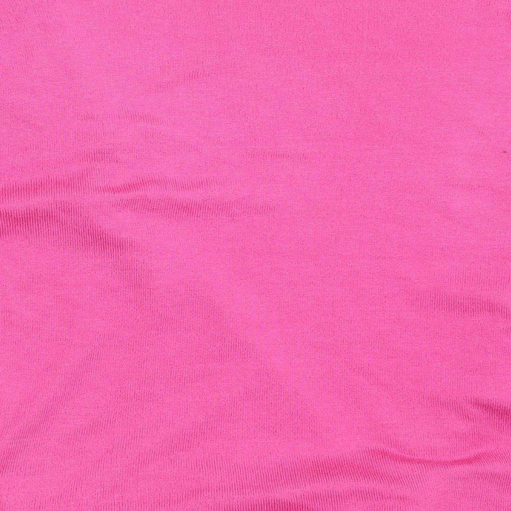Bm Collection Womens Pink   Wrap Jumper Size M
