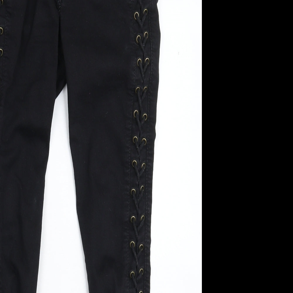 Denim Club Womens Black  Denim Jegging Jeans Size 10 L26 in