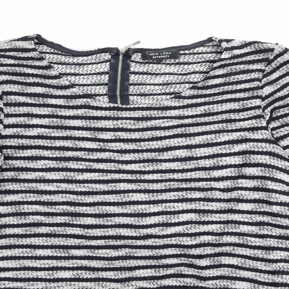 New Look Womens Multicoloured Striped  Pullover Jumper Size 10