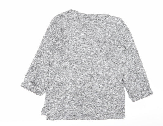 Dorothy Perkins Womens Grey   Basic T-Shirt Size 12