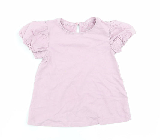 NEXT Girls Purple   Basic T-Shirt Size 4-5 Years