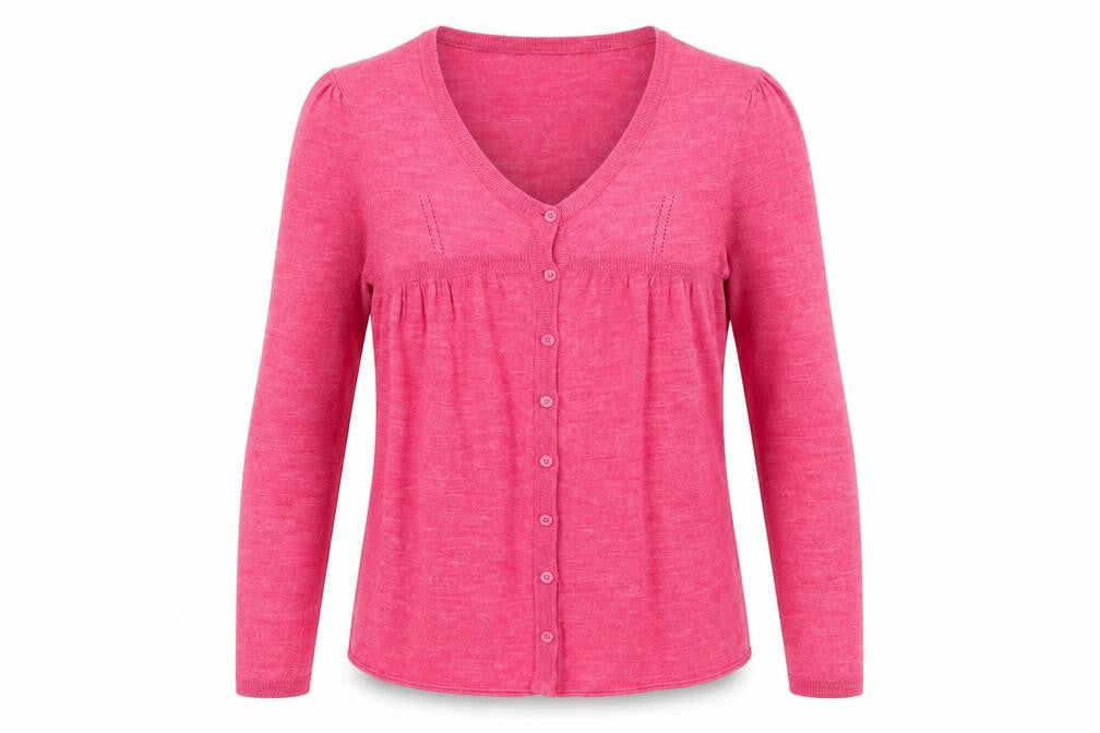 Lux Womens Red   Cardigan Jumper Size M