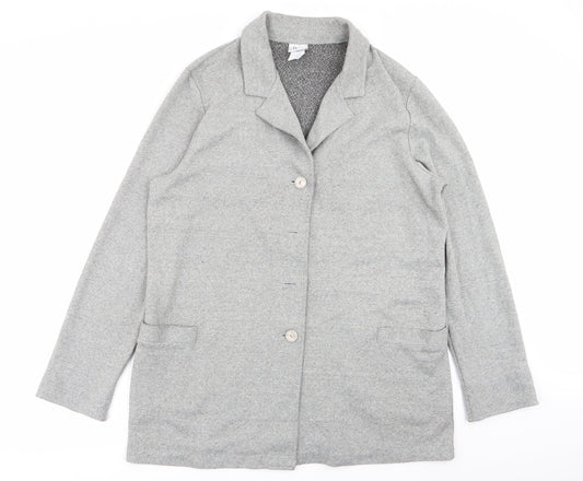Preworn Womens Grey   Overcoat Coat Size XL
