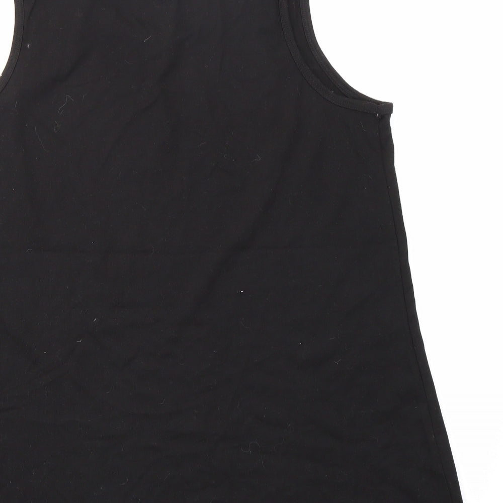 CAPSULE LESIURE Womens Black   Basic T-Shirt Size 14