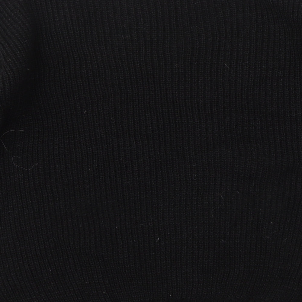 Boohoo Womens Black   Pullover Jumper Size M
