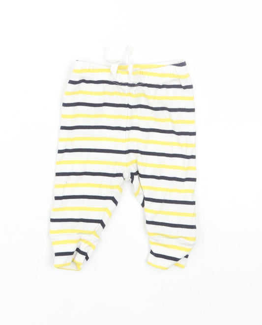 Gap Baby Multicoloured Striped  Jogger Trousers Size 3-6 Months