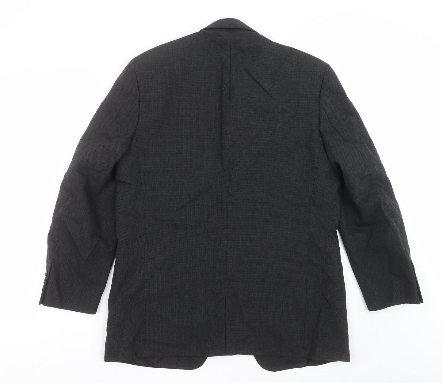 Tom English Mens Black   Jacket Suit Jacket Size 38