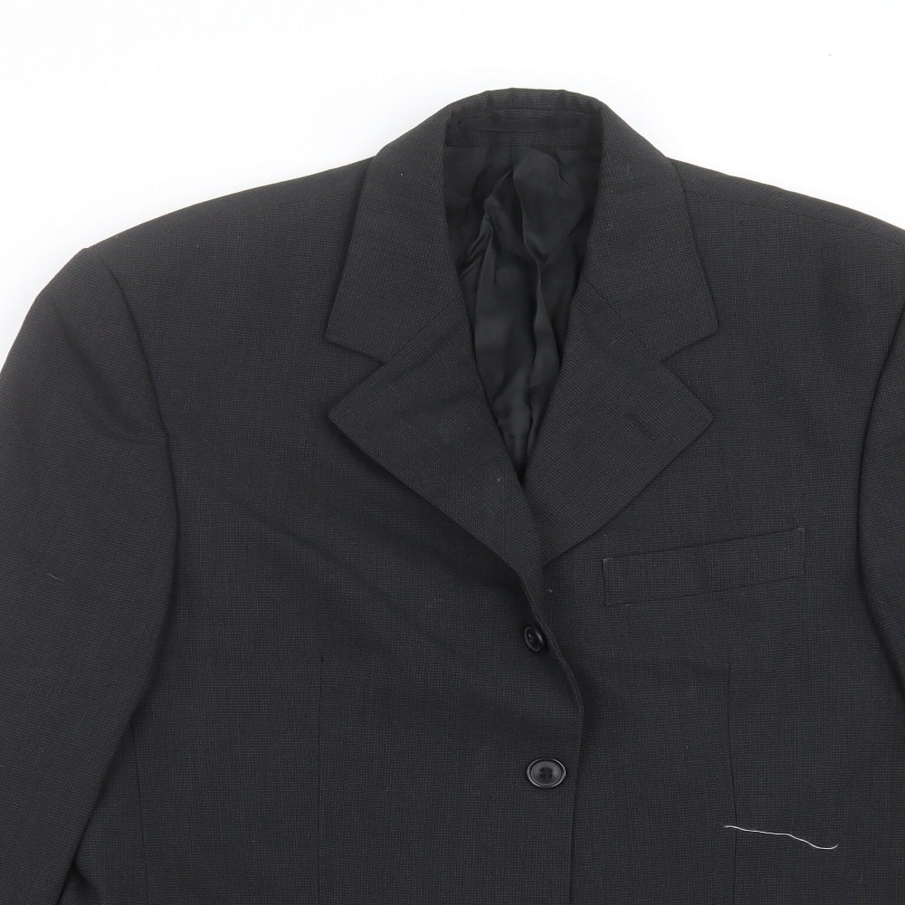 Tom English Mens Black   Jacket Suit Jacket Size 38