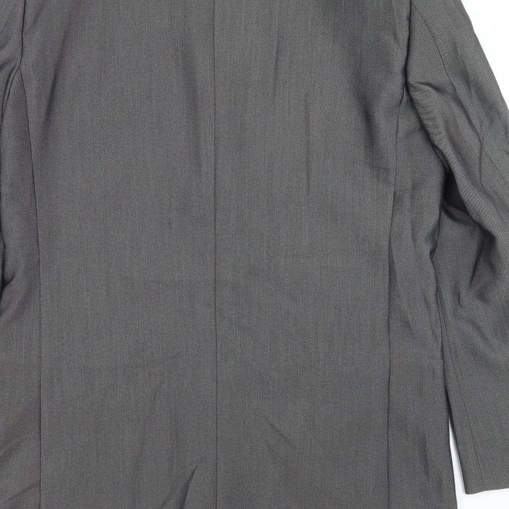 Aspen & Court Mens Grey   Jacket Suit Jacket Size 40