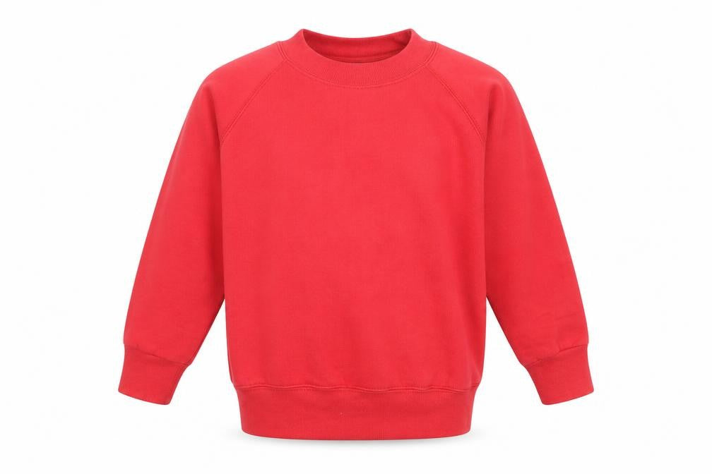 Sheldon Boys Red   Pullover Sweatshirt Size 3-4 Years  - schoolwear