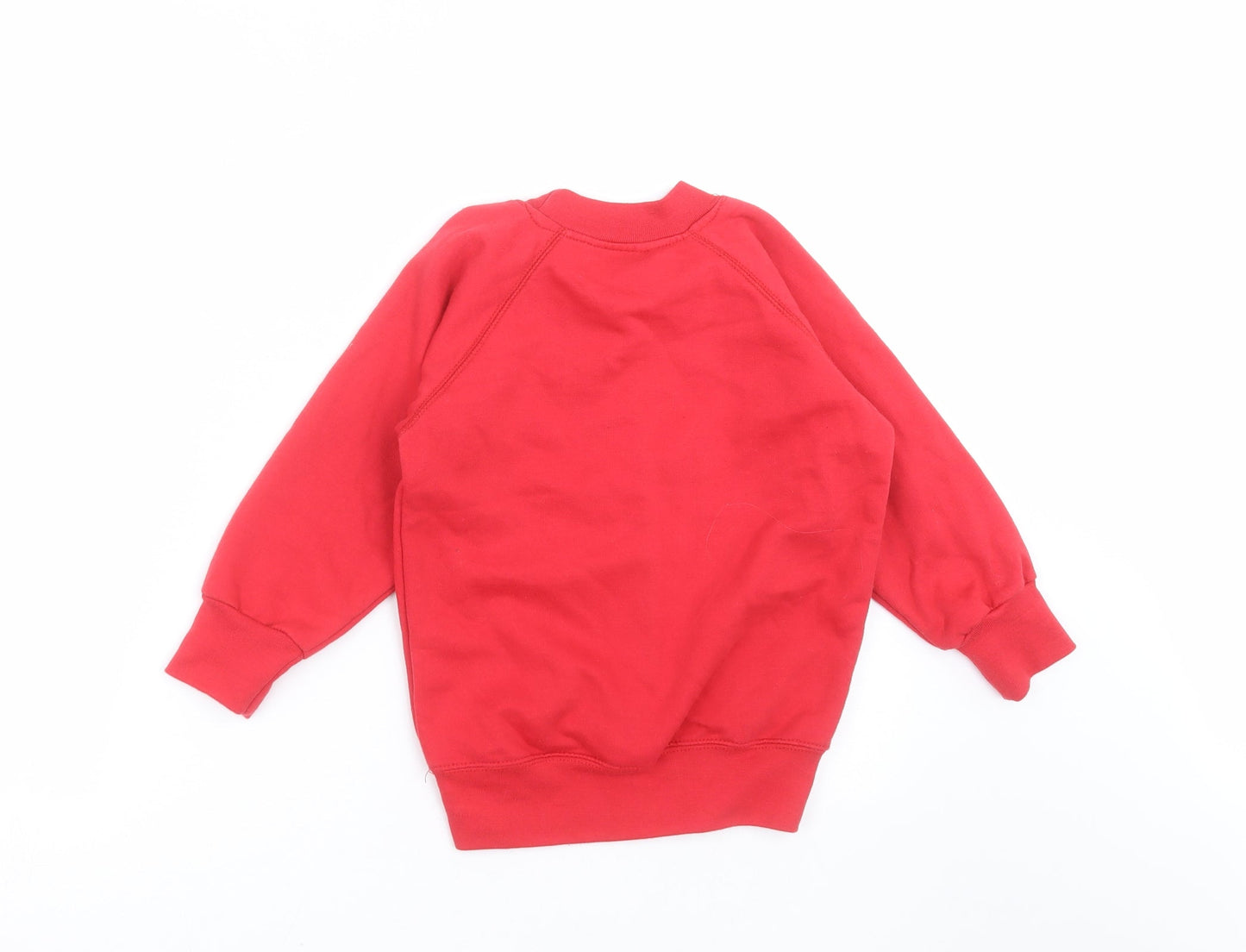 Sheldon Boys Red   Pullover Sweatshirt Size 3-4 Years  - schoolwear