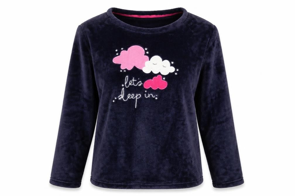 George Womens Blue Solid  Top Pyjama Top Size 12  - let's sleep in