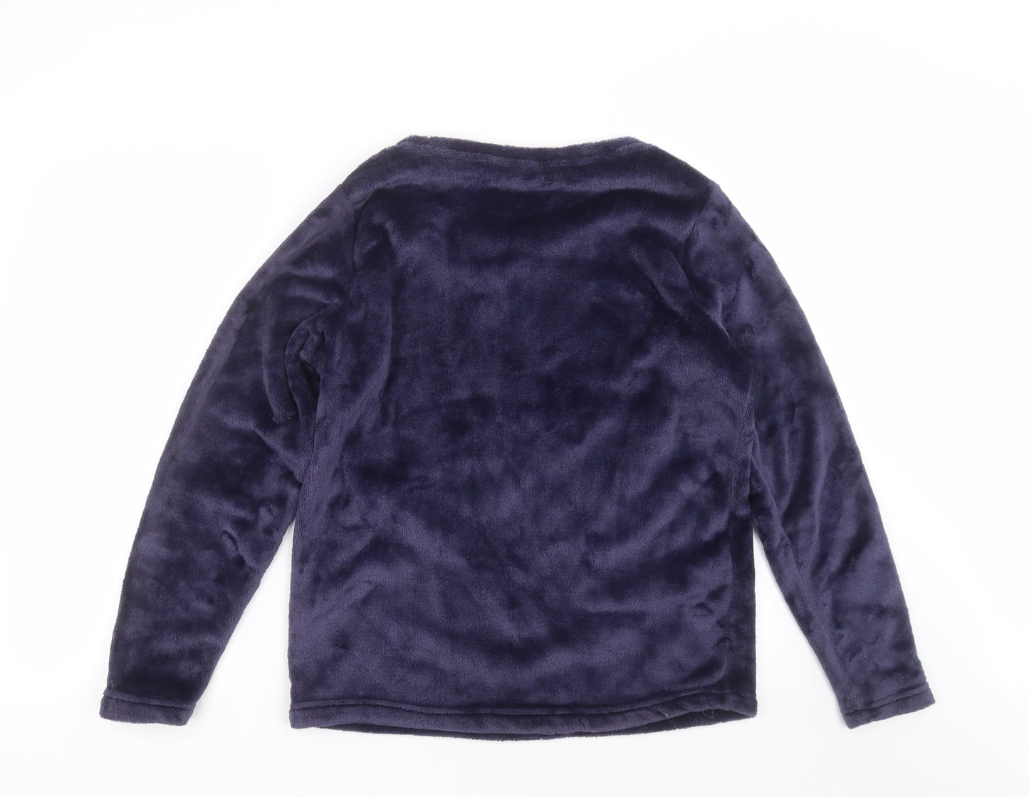 George Womens Blue Solid  Top Pyjama Top Size 12  - let's sleep in