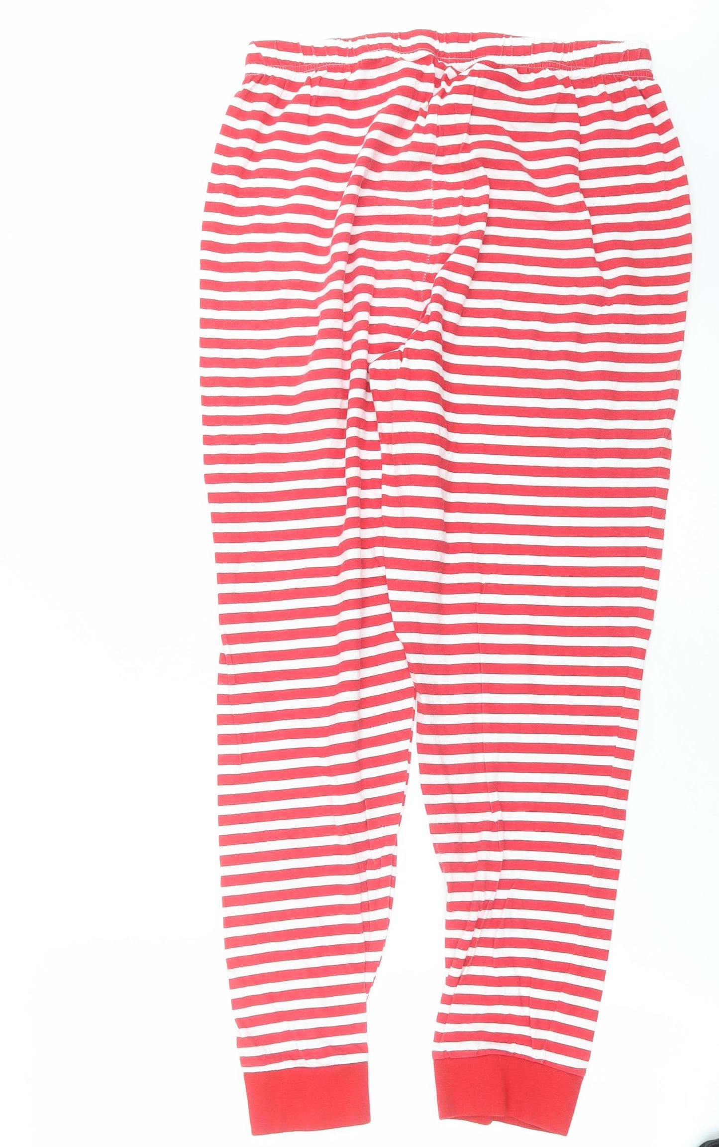 Preworn Womens Red Striped   Pyjama Pants Size 12