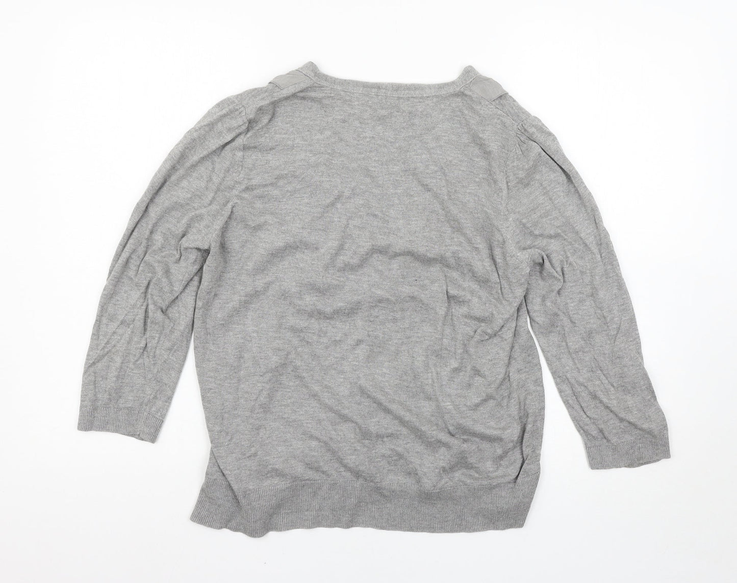 Marks and Spencer Womens Grey   Cardigan Jumper Size 18