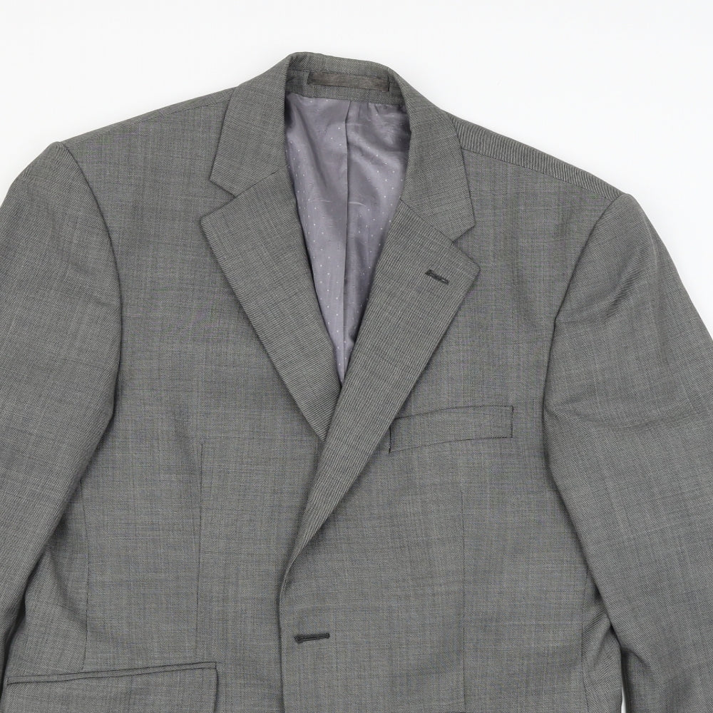 flintoff Mens Grey   Jacket Blazer Size 40