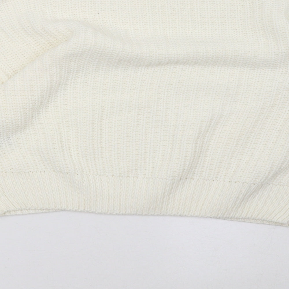 Matalan Womens White   Pullover Sweatshirt Size 10