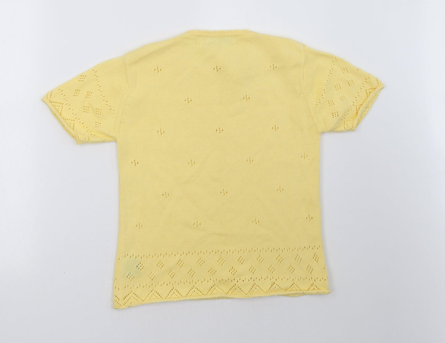 amy moore Womens Yellow   Basic T-Shirt Size S
