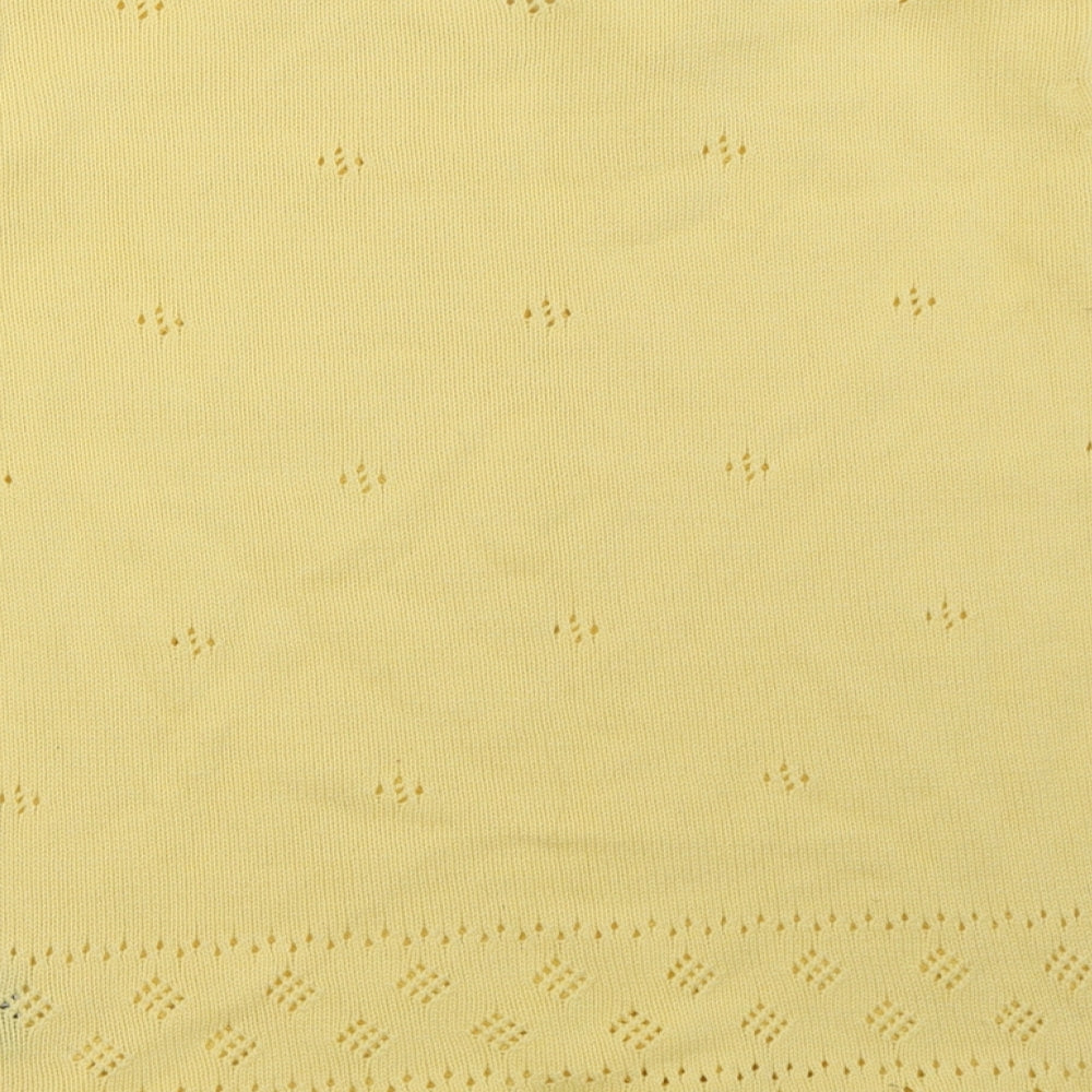 amy moore Womens Yellow   Basic T-Shirt Size S