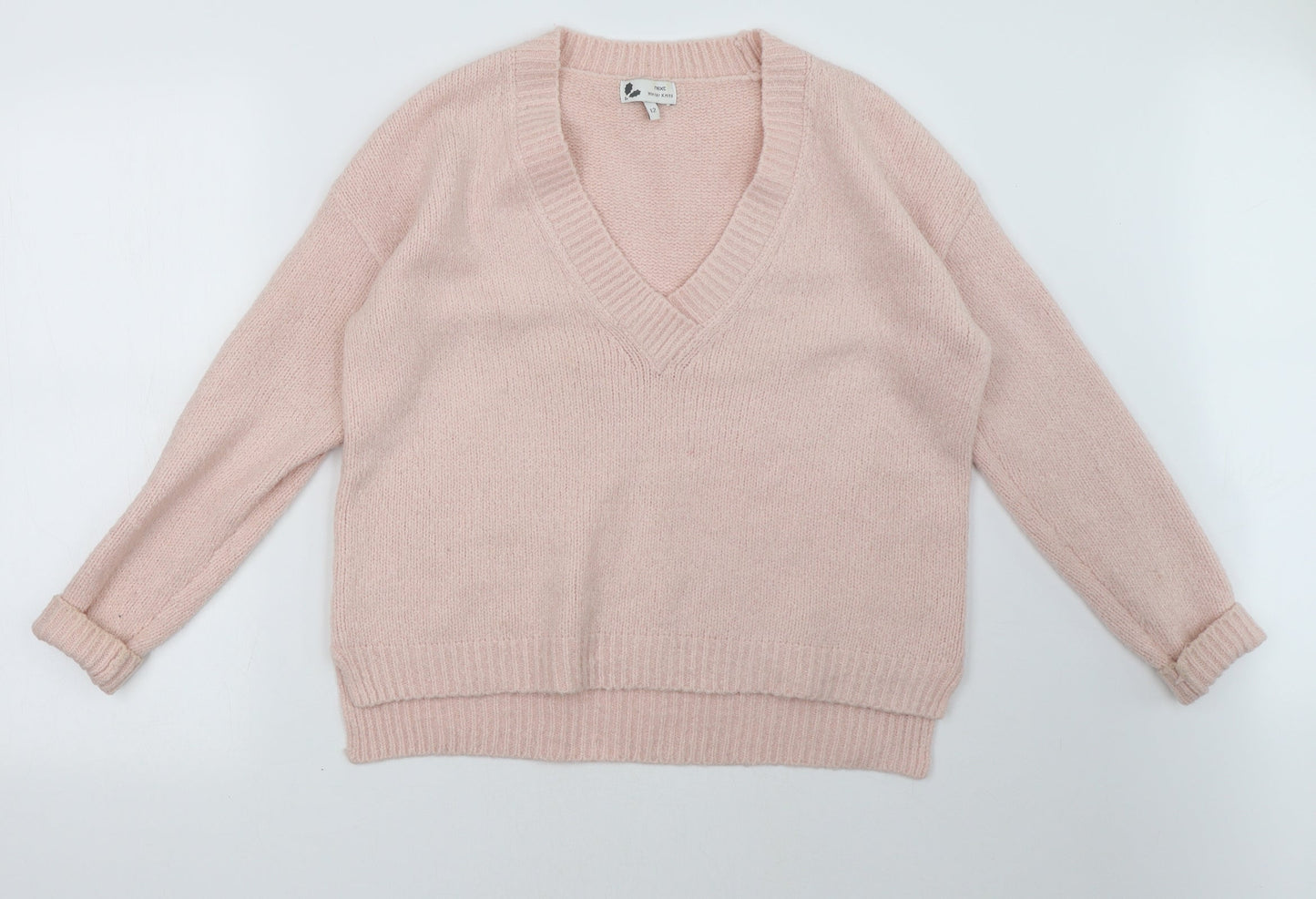 NEXT Womens Pink   Pullover Sweatshirt Size 12