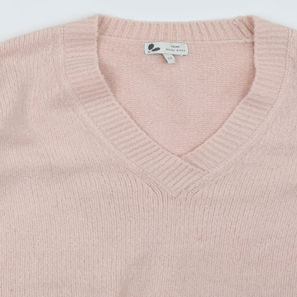 NEXT Womens Pink   Pullover Sweatshirt Size 12