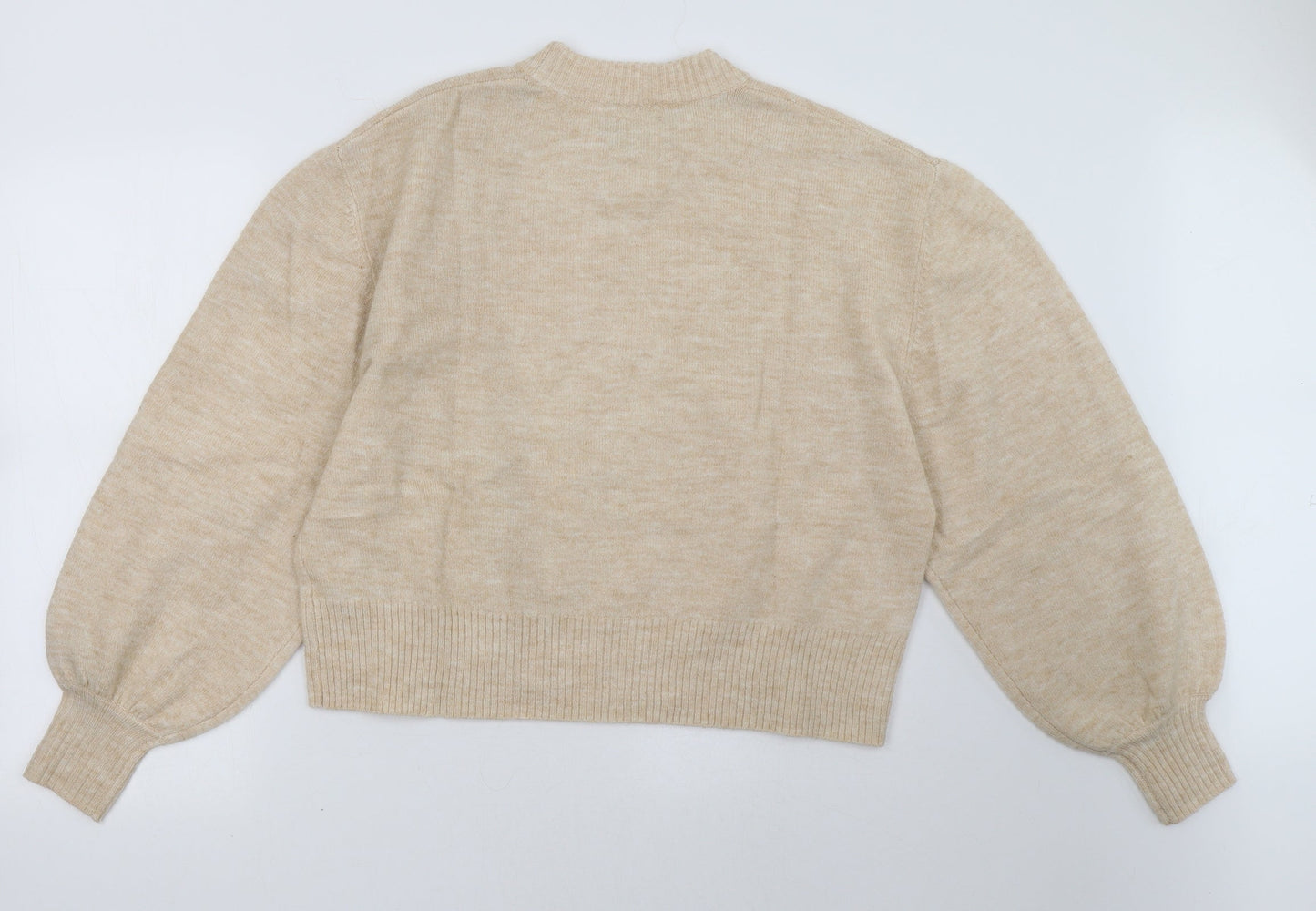 ASOS Womens Beige   Pullover Sweatshirt Size 10