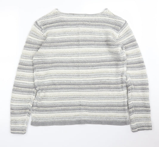 Preworn Womens Grey   Pullover Jumper Size 14