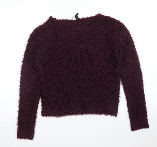 H&M Womens Purple   Pullover Jumper Size XS