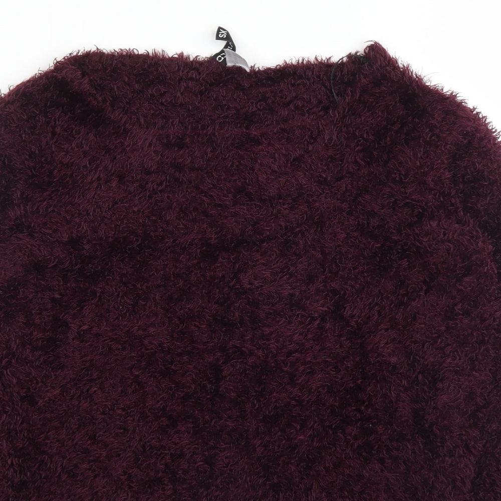 H&M Womens Purple   Pullover Jumper Size XS