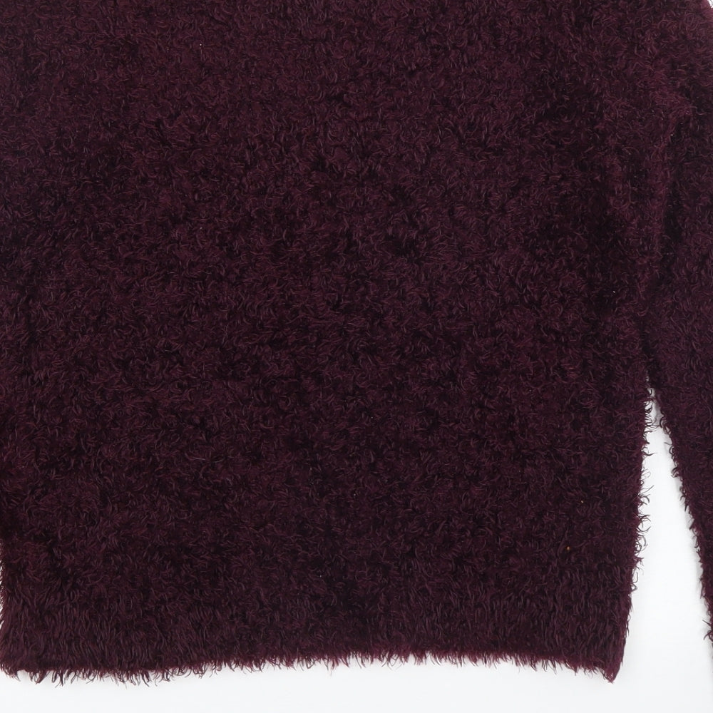 H&M Womens Purple   Pullover Jumper Size XS
